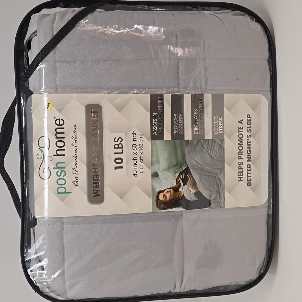 Posh Home weighted blanket‎ twin or full size 10lb 40" x 60"